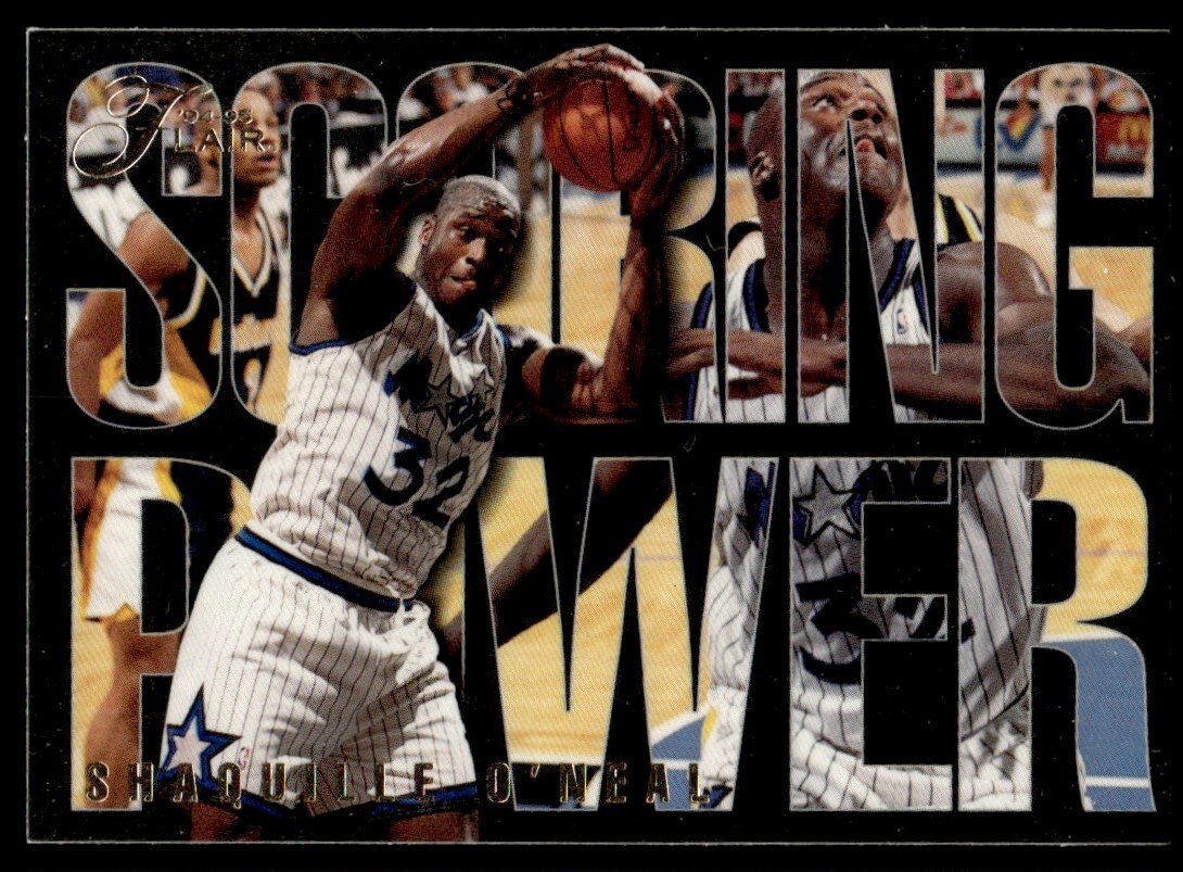 1994-95 Flair Scoring Power Shaquille O'Neal Orlando Magic #5