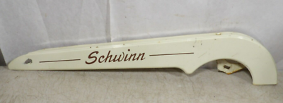 Vintage Schwinn Bicycle Chain Guard Bike Parts White | eBay