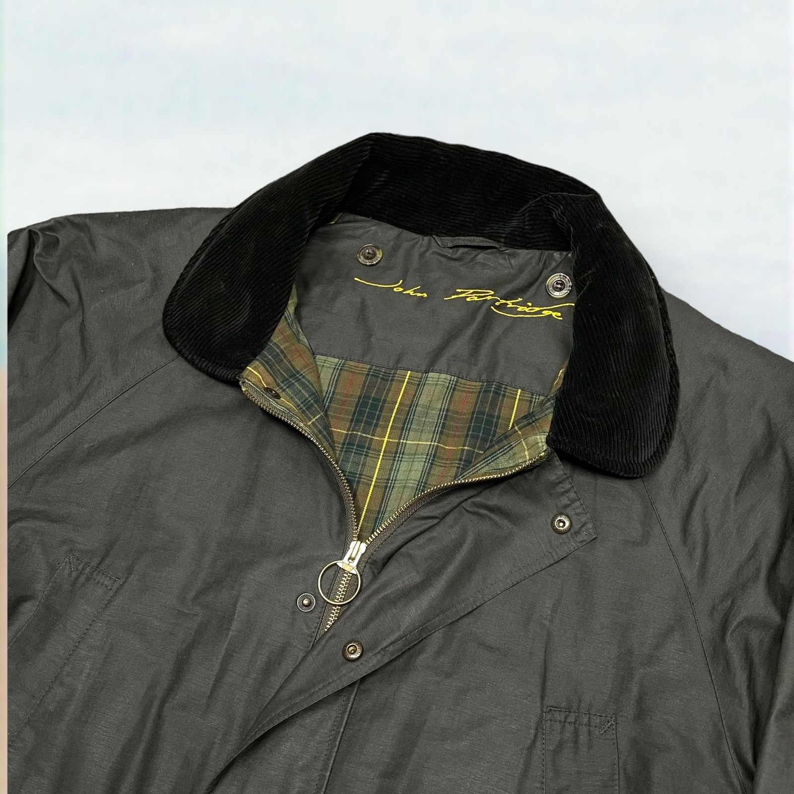 John Partridge Wax Jacket ML Men's Dark Green Shooting Gamekeeper