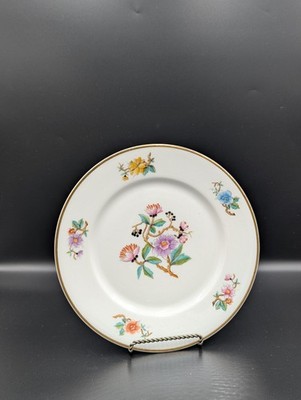 Antique G.D. & Cie Avenir Limoges France 9.75'' Floral Entree/Dinner Plate 