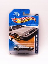 Delorean Dmc-12 Silver Diecast Car 1981 1:64 giocattolo da collezione