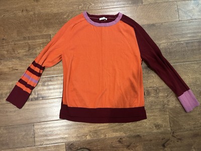 White Stuff Women's Sweater Ladies Crew Neck Organic Cotton UK 16