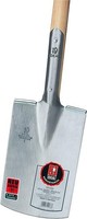 Idealspaten GäRtner Form Gr. 2 Trittschutz Knopfstiel
