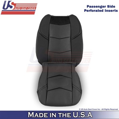 2015-2020 For Cadillac Escalade Leatherette Perf Passenger Side Covers Jet Black
