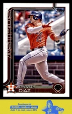 2025 Topps Baseball Yainier Diaz card #299 Houston Astros Ships by tomorrow!