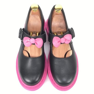Dr. Martens x Sanrio Hello Kitty Mary Jane Ribbon Strap Leather Shoes UK4 US6