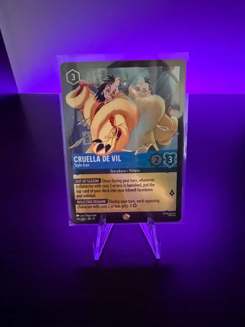 Cruella De Vil - Style Icon 143/204 Fabled Cold Foil