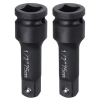 "2 StüCk Impact Stecknuss-VerläNgerung 1/2\" Antrieb 3\" Adapter FüR Black"