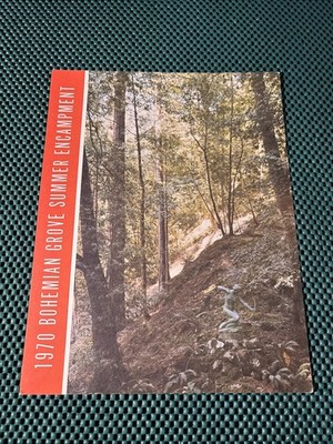 Vtg. July-August 1970 Bohemian Grove Club Summer Encampment Invitational