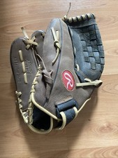 RAWLINGS LEATHER BASEBALL GLOVE RBG36BC 12.5" Left Handed Throw