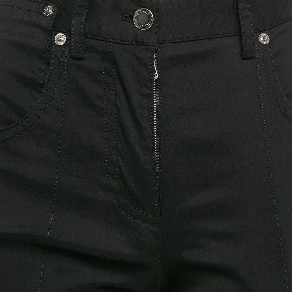 Брюки с оборками Louis Vuitton черные креп S - Изображение 4 из 4