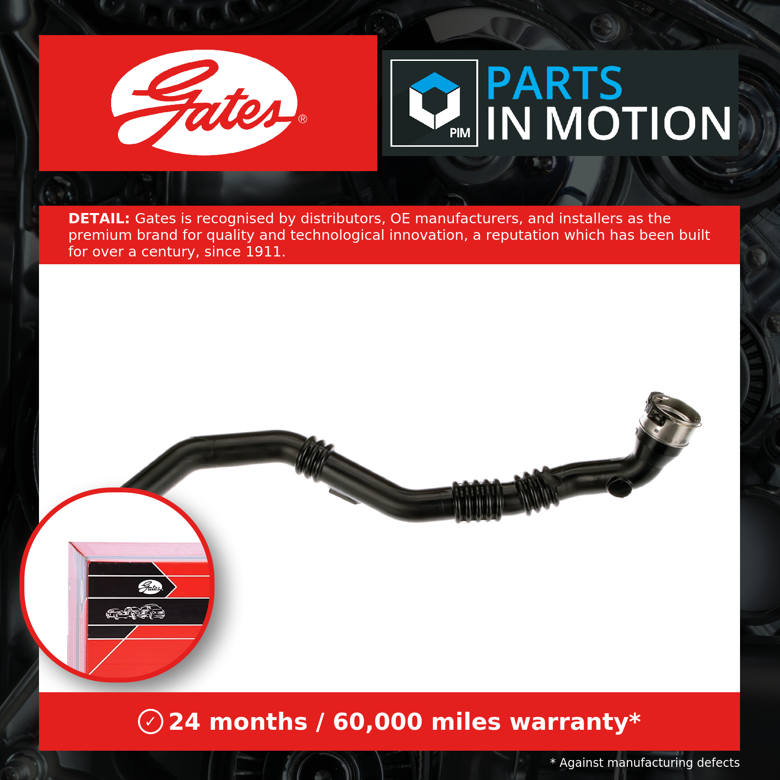 GATES 09-0911 Charger Air Hose for DACIA,RENAULT - Image 18