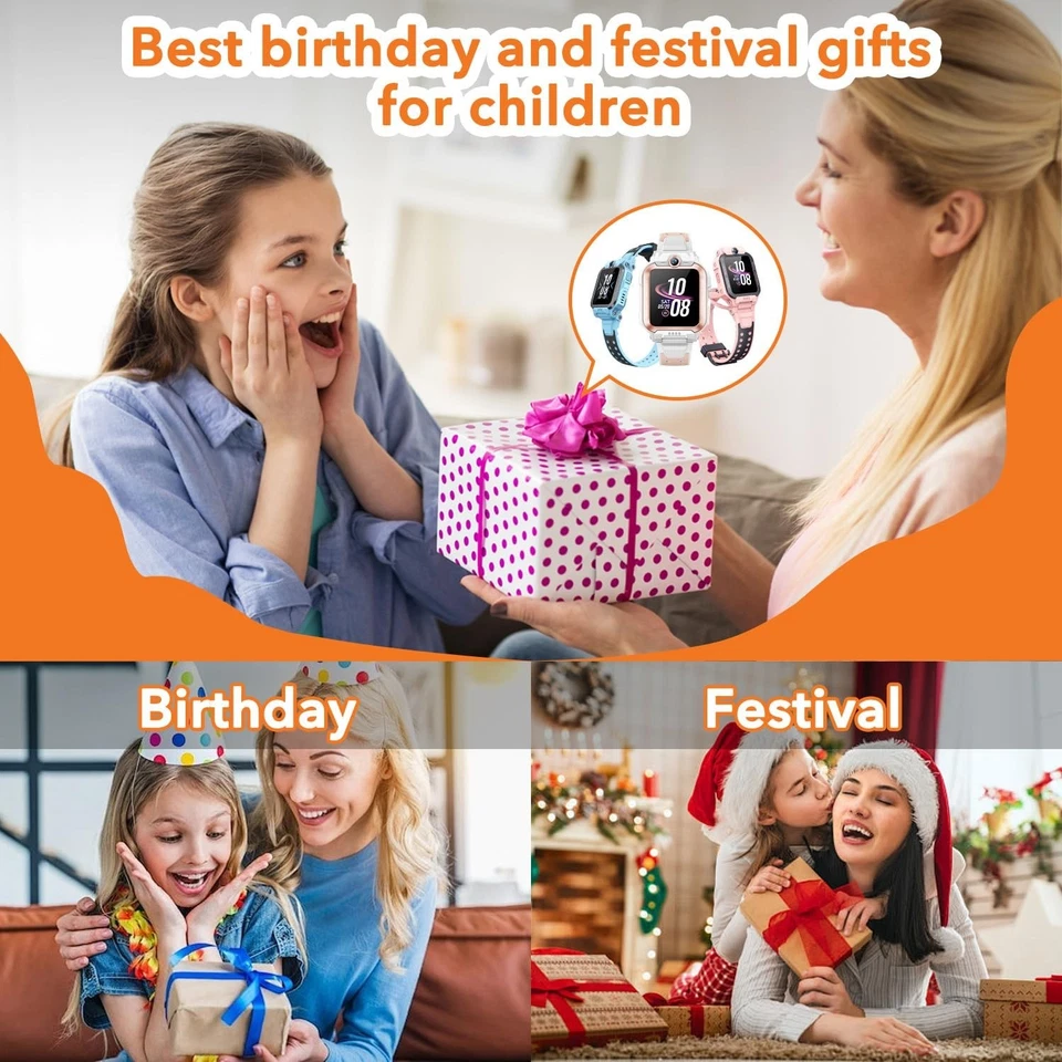 imoo Z7 Smartwatch Kinder, 4G Kinder Smartwatch Mit GPS Tracker und Telefon - Bild 2 von 4