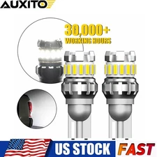 2pcs AUXITO 921 912 LED Reverse Back up Light Bulbs 2400LM 6500K Super White T15
