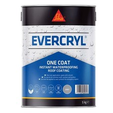Sika Everbuild Evercryl One Coat Instant Waterproofing Roof Coating - 5kg