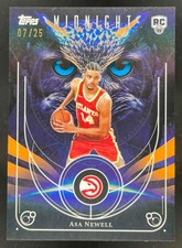 2025-26 Topps Midnight Night Owls Moonrise #NO-25 Asa Newell /25