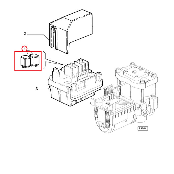 Rele' Einspritzpumpe Fiat UNO Turbo - TYP - Lancia Delta Original 9950678-image