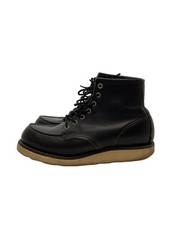 Red Wing Lace-Up Boots/Us7.5/Blk/Leather/8178 3466