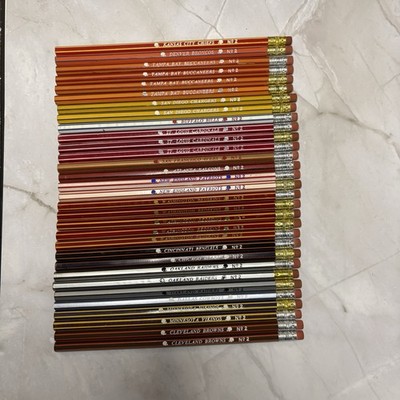 Vintage Striped 70 s Faber Castell NFL Pencil, You Choose Your Football Team