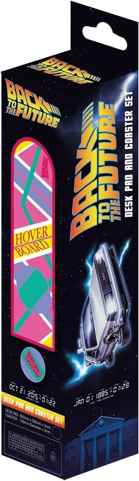 Retour vers le Futur - Tapis de souris + sous-verre Hoverboard - FaNaTtik - Photo 4/4