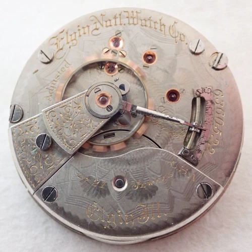 ANTIQUE 18s ELGIN GRADE 149 21 JEWEL 21J HUNTER POCKET WATCH MOVEMENT