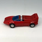 Vintage 1983 Gobots Turbo Red Car Transformer Robot (MR-07) ~ Bandai