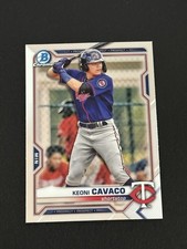 2021 Bowman Chrome Keoni Cavaco #BCP-73 Minnesota Twins (T)