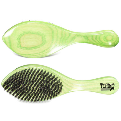 #ad Torino Pro Medium Curved Wave Brush By Brush King #1960 360 Curved Medium E... $28.40