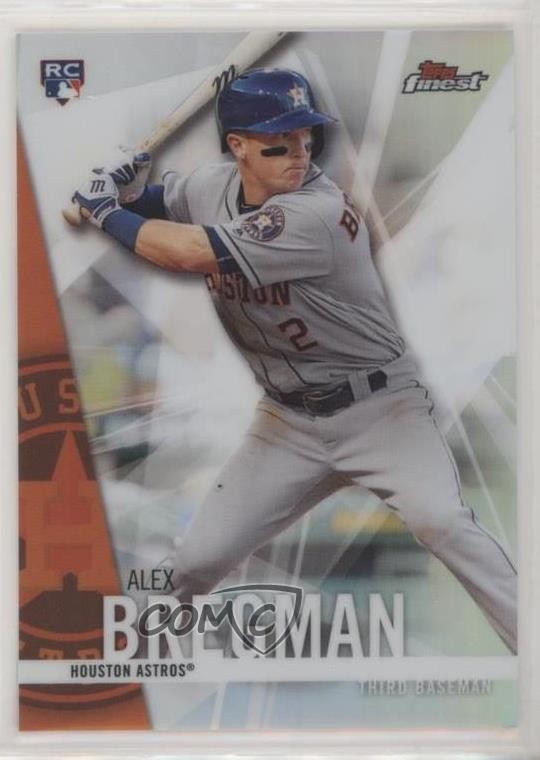 2017 Topps Finest Refractor Alex Bregman #89 0w8