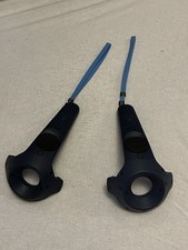 Image of Pair of HTC Blue 2018 Vive VR wands / controllers v2.0 - unused.