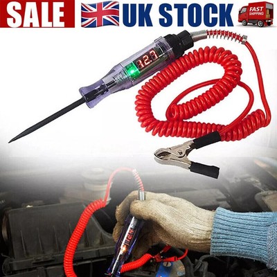 Stift 3-48V Digital Stromkreis LCD Tester Prüfleuchte Auto LKW Spannung Sonde