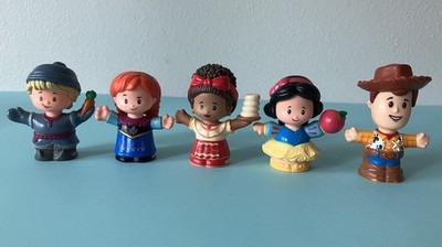 Fisher Price 5 Little People Figures Disney Pixar Toy Story Frozen Encanto
