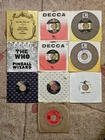 Lot 10 Rock 45's The Who (8), Edgar Winter, Johnny Winter