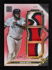 2021 Triple Threads 70 Years of Topps Relics Ruby 1/1 David Ortiz HOF 1q7