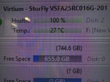 2x Virtium Storfly 25RE 16GB 2.5" VSFA25RC016G-201 2.5" SSD - TESTED