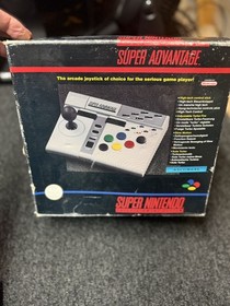 AsciiWare Ascii Super Advantage Joystick Controller Super Nintendo SNES with box