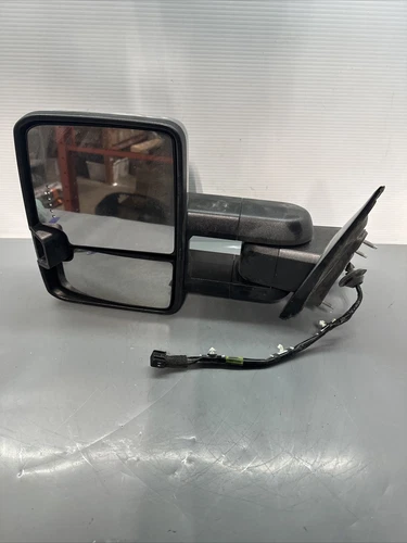 2014 2019 SIERRA SILVERADO 1500 2500 3500 LEFT DRIVER SIDE TOW DOOR MIRROR OEM