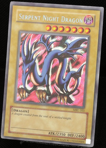 Yu-Gi-Oh! Serpent Night Dragon MRL-103 Secret Rare 2002 Magic Ruler American EX - Bild 3 von 4