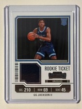 2023-24 Panini Contenders - Rookie Ticket Swatches #RTS-GGJ GG Jackson