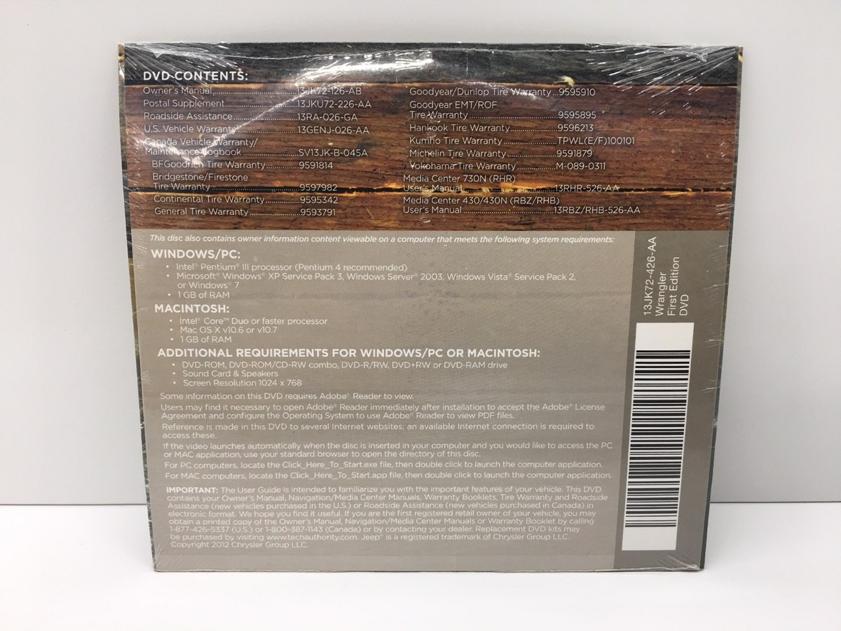 2013 JEEP WRANGLER UNLIMITED OWNERS MANUAL / USER GUIDE | eBay display picture 1