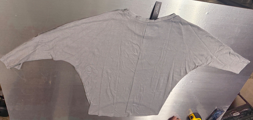 NWT Zanzea Collection Women's Blouse Grey Pullover Size Medium Top Hi-Low Shirt - Picture 13 of 13