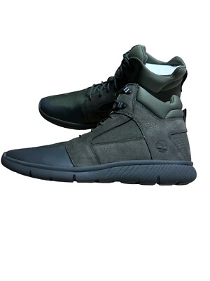 TIMBERLAND Men's Leather /Fabric Chukka Boltero Mid DK GRN