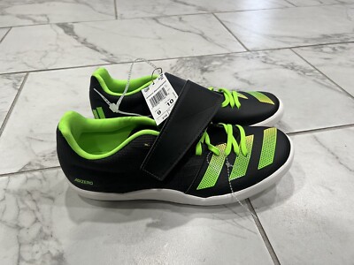 Adidas GY8413 Adizero Discus Hammer Unisex Black-Green Mens 9/ Women's 10