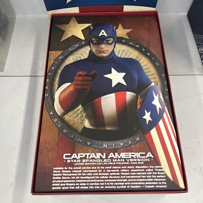 Captain America - Star Spangled Man - MMS 205 Hots Toys Marvel 1