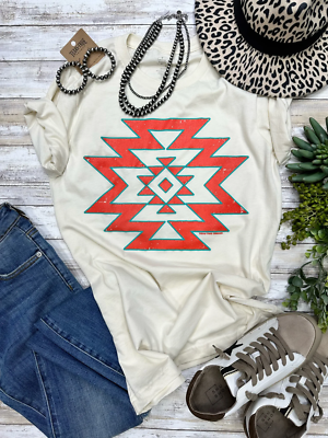 #ad Texas True Threads Aztec Puff Tee $24.80