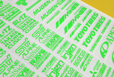 Adesivi Per Sponsor Di Auto RC In Scala 1:24-28 - Foto 3