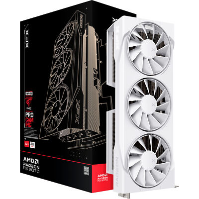 XFX Radeon RX 9070 Swift OC, Grafikkarte, weiß