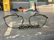 Vtg Mens L  Amy Eyeglasses Full Rim Aviator Eye Glasses Frames Lamy 55  19