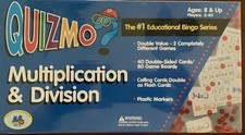 NEW Quizmo Multiplication  Division Bingo Educational Learning School Game