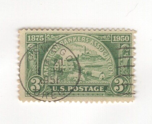 Vintage 1950 U.S. Postage 3 cents AMERICAN BANKERS ASSOCIATION postmarked Stamp